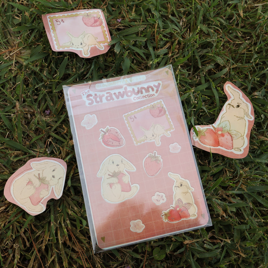 Strawbunny Collection Sticker Sheet