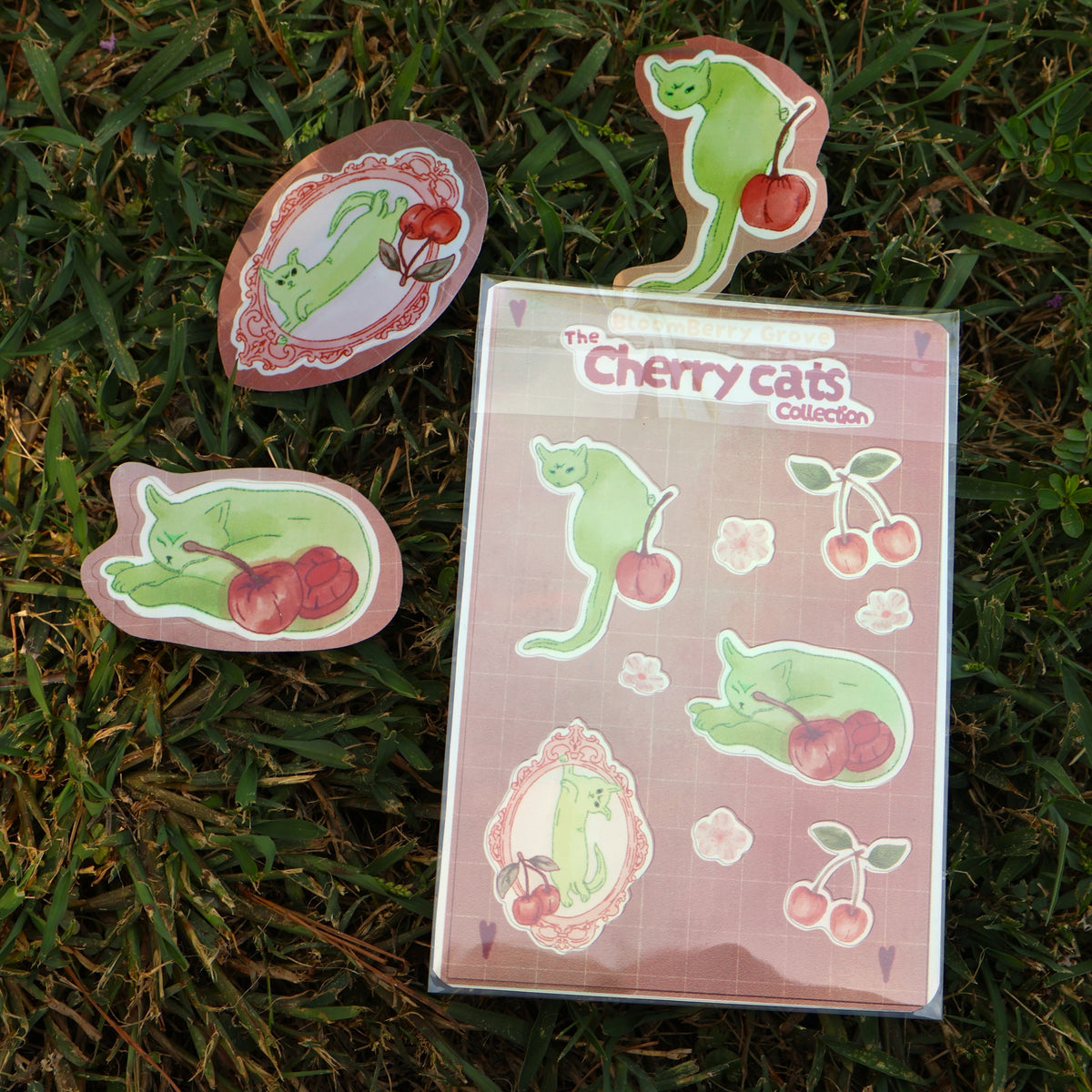 Cherrycats Collection Sticker Sheet