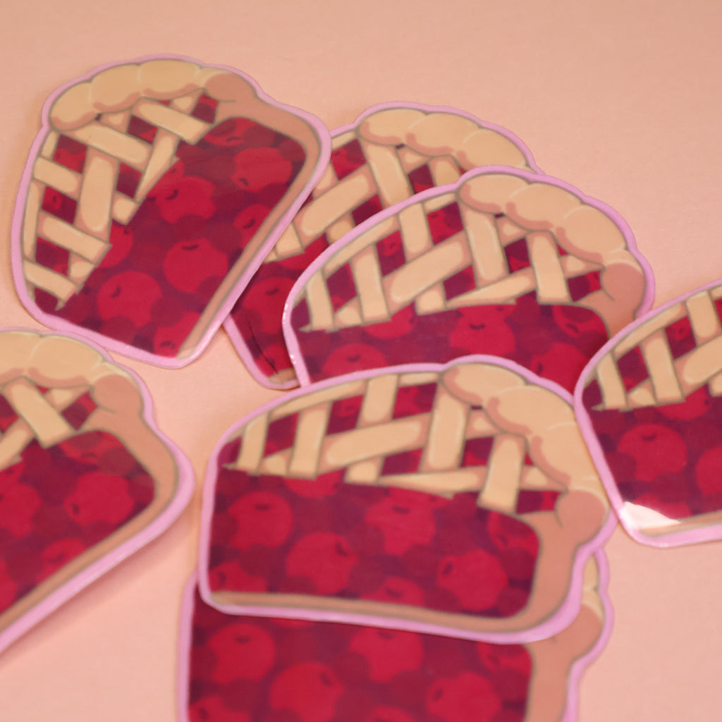 Cherry Pie Slice Sticker