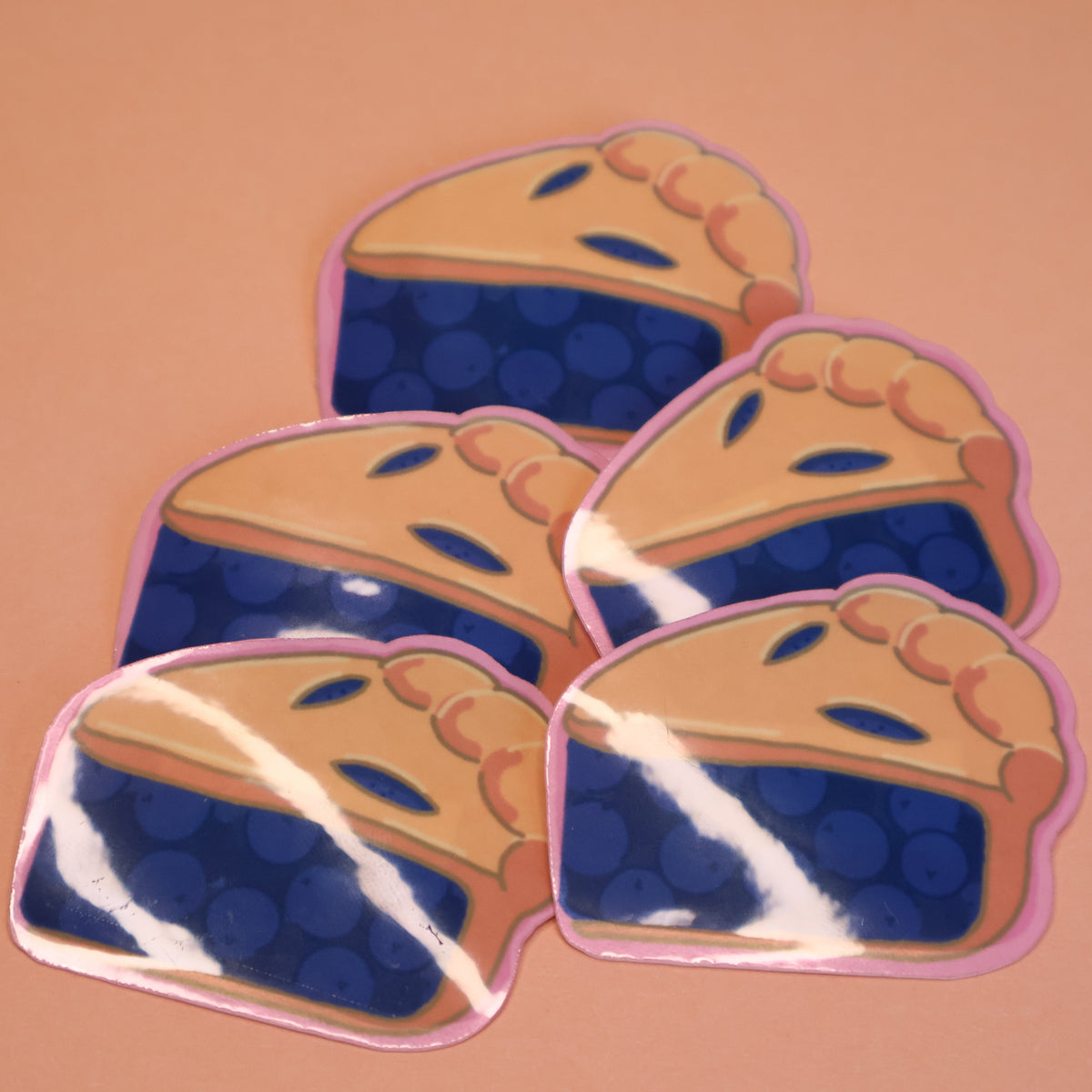 Blueberry Pie Slice Sticker